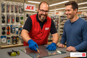 ace hardware cut glass to size