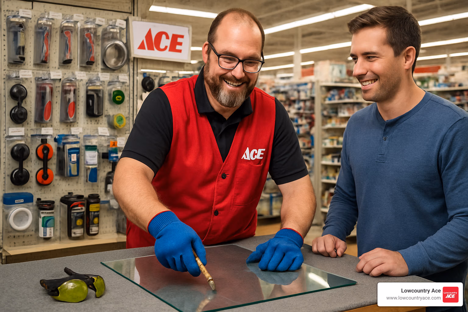 ace hardware cut glass to size