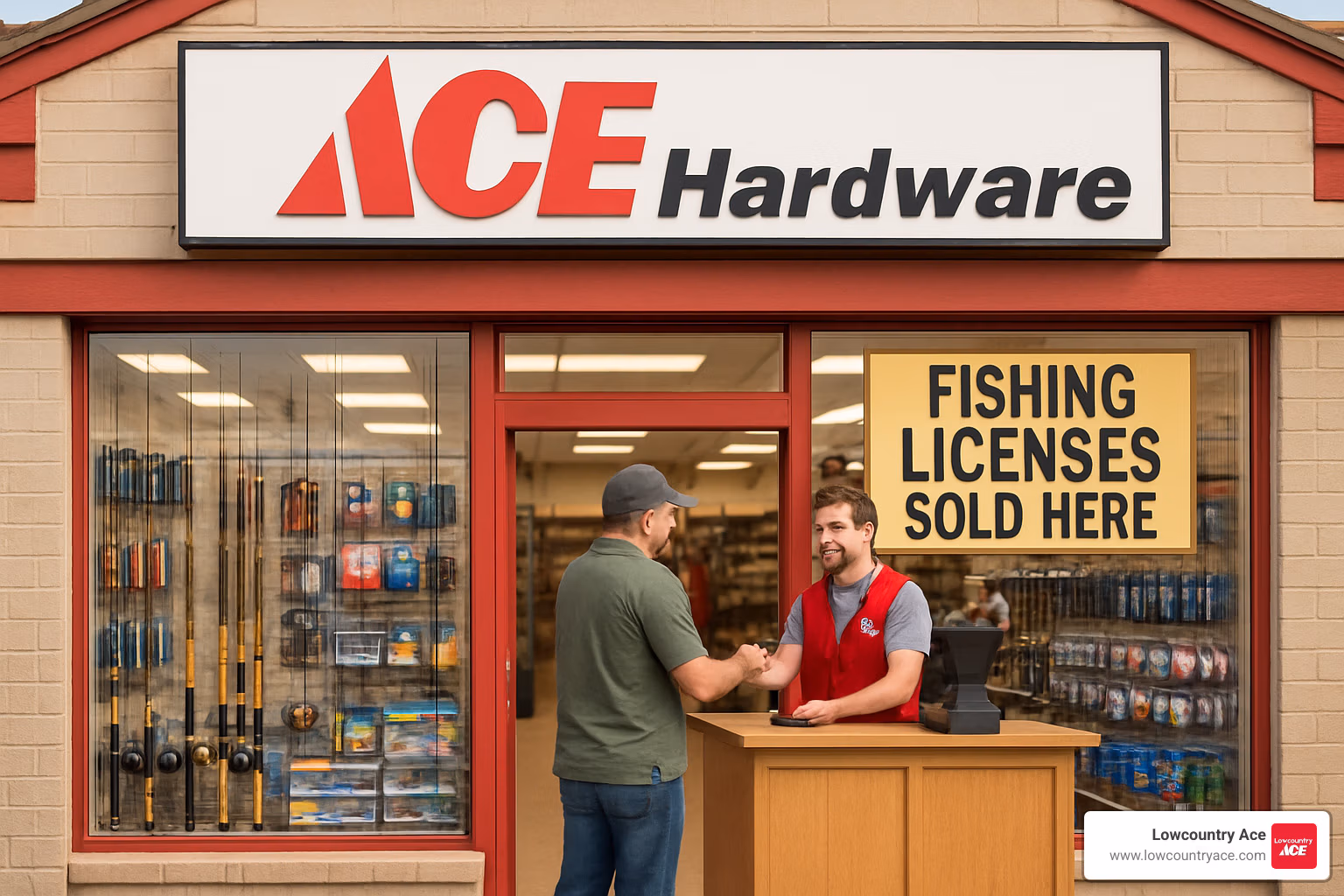 fishing license near me ace hardware