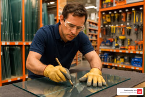 how much does ace hardware charge to cut glass