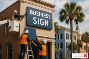 sign installation services charleston sc