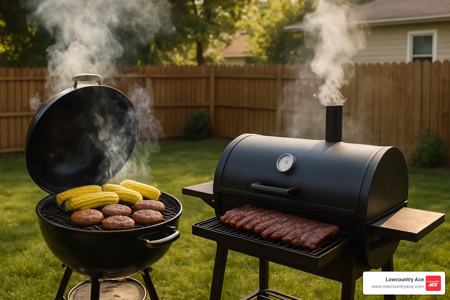 outdoor grills smokers